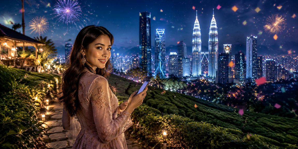 Log masuk akaun 39000 melalui telefon pintar di Malaysia
